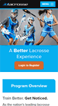 Mobile Screenshot of 3dlacrosse.com